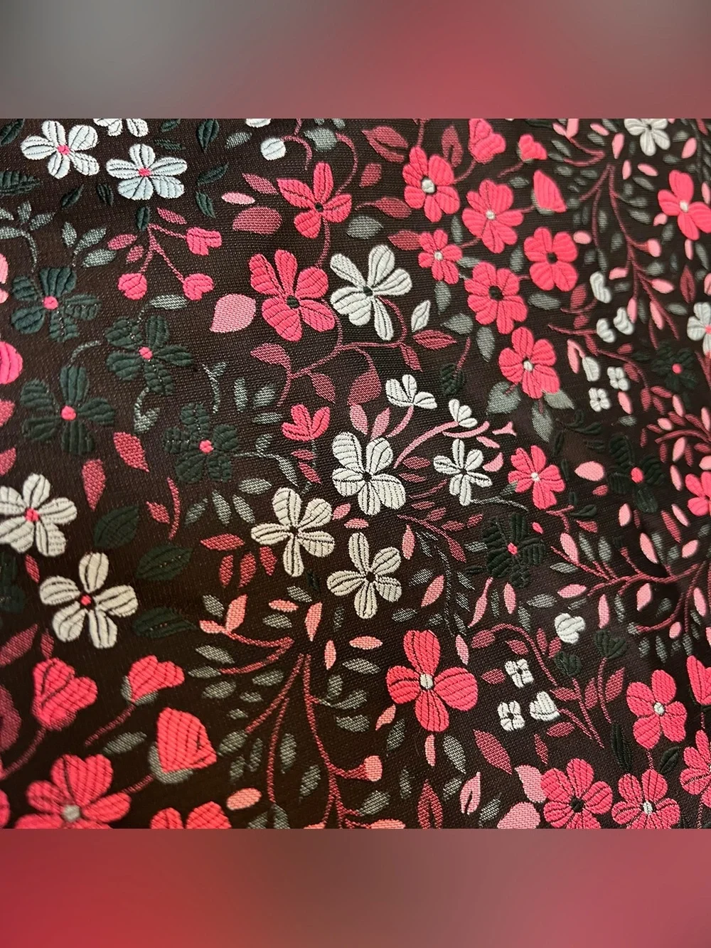 Boden Straight Pencil Skirt Women’s Size 10 Black Floral AOP Summer Work Preppy